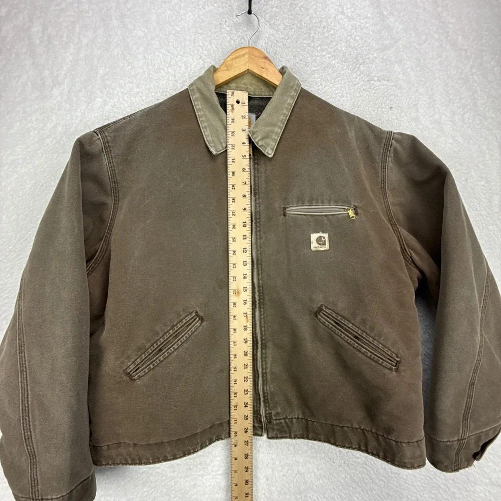 Carhartt Detroit Jacket Blanket Lined Mens‎ 2XL J97 CHT Chestnut Brown
